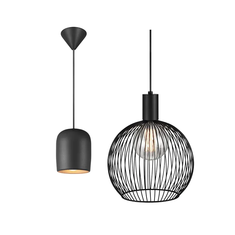 Black pendants