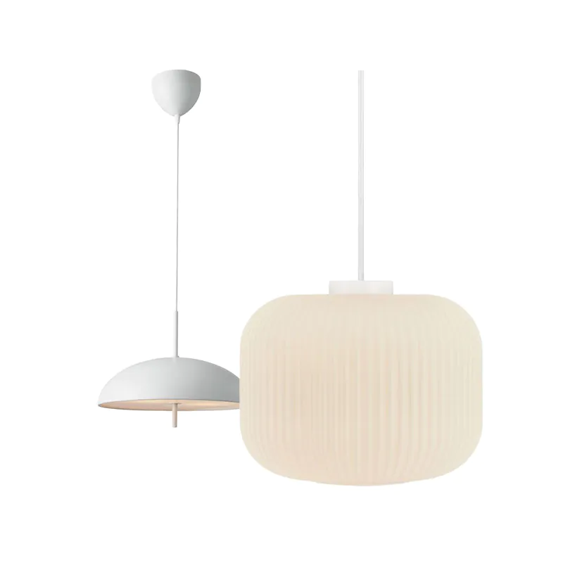 White pendants