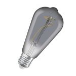 Ledvance LED Vintage 1906 E27 Edison Filament Smokey 3.4W 100lm - 818 Extra Warm White