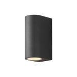 D'Lite Vossem Wall Light Aluminium Black Up & Down | Suitable For 2x GU10