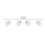 D'Lite Spot Beitem Metal Frosted White FSC Wood | Suitable For 4x GU10
