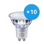 Multipack 10x Philips MASTER Value LED Spot GU10 PAR16 3.7W 270lm 60D - 927 Extra Warm White | Best Colour Rendering - Replaces 35W