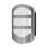Ledvance LED Wall Light Endura Style Plate Stainless Steel 12W 600lm - 830 Warm White 