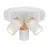 D'Lite Spot Beitem Metal Frosted White FSC Wood | Suitable For 3x GU10