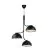 DFTP by Nordlux Pendant Tullio Metal Black | E14 