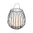 Nordlux Jim To-Go Portable Battery Light Metal Black 3W 300lm - 827 Extra Warm White | 3-Step Dimmable 