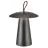 Nordlux Ara Battery Light Aluminium Black 2W 240lm - 830 Warm White | Dimmable Touch