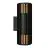 Nordlux Aludra Wall Light  Seaside Black Up & Down | Suitable for 2x E27