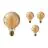 Multipack 4x Philips Classic LED Globe E27 Filament Amber 95mm 4W 250lm - 820 Extra Warm White | Dimmable - Replaces 25W