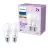 Multipack 2x Philips Bulb LED E27 Pear Frosted 13W 1521lm - 827 Extra Warm White