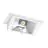 LED Downlight Wallwasher Wally Maxi Grey 46W 6050lm 70x75D - 830 Warm White - 238x145mm