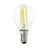Eglo LED Ball E14 Filament Clear 4.5W 470lm - 827 Extra Warm White | Dimmable - Replaces 40W