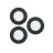 Multipack 3x Eglo Recessed Spot Bathroom Fueva 6-Z Plastic Black 8.4W 1020lm - 827-865 Tunable White + RGB | Dimmable