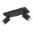 Eglo Ceiling Spot Melitello-Z Steel Black 7.4W 1100lm - 827-865 Tunable White + RGB | Dimmable
