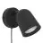 Eglo Wall Light Camaldoli Steel Black | Suitable for GU10