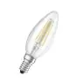 Osram Classic LED E14 Candle Filament Clear 4W 470lm - Relax and Active - 827 Extra Warm White | Replaces 40W