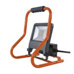 Ledvance LED Floodlight Worklight Dark Grey 50W 4500lm 110D - 840 Cool White | IP54 - 2 Power Outlets - Symmetrical