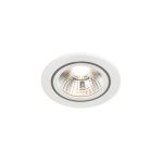 Nordlux LED Spot Alec White 6.1W 480lm 36D - 830 Warm White | Cutout 80mm - IP44 - 3-Step Dimmable