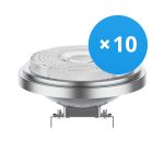 Multipack 10x Noxion Lucent LED Spot G53 AR111 11.7W 800lm 24D - 927 Extra Warm White | Best Colour Rendering - Dimmable - Replaces 75W