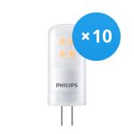 Multipack 10x Philips Corepro LED Capsule G4 2.1W 210lm - 827 Extra Warm White | Dimmable - Replaces 20W