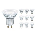 Multipack 10x Ledvance Performance LED Spot Reflector GU10 PAR16 7.9W 650lm 120D - 927 Extra Warm White | Best Colour Rendering - Dimmable - Replaces 51W