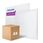 Multipack 4x Philips LED Panel Ledinaire RC065B 28W 3400lm - 830-835-840 CCT | 60x60cm - UGR <19