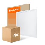 Multipack 4x Ledvance LED Panel Compact Aluminium White 33W 3630lm - 840 Cool White | 60x60cm - UGR < 19