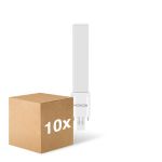 Multipack 10x Noxion Lucent PL-S LED 4.3W - 827 Extra Warm White | Replaces 9W