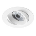 Noxion LED Spot Diamond Tiltable White 6W 400lm 36D - 927 Extra Warm White | Cutout 83mm - IP44 - Best Colour Rendering - Dimmable