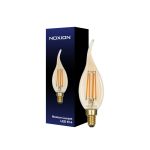 Noxion Lucent LED E14 Bent-tip Candle Filament Amber 4.1W 350lm - 822 Extra Warm White | Dimmable - Replaces 40W