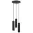 Nordlux Tilo Pendant Metal Black | Suitable for 3x GU10