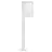 Nordlux Coupar LED Pedestal Lamp Aluminium White | Suitable for 1x E27