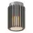Nordlux Aludra Ceiling Light Aluminium Anthracite | IP44 - Suitable for E27