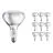  Multipack 10xPhilips R125 IR 375W E27 230-250V