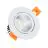 LED Downlight Round Tiltable 7W 560lm 60D - 845 Cool White | Cutout 70mm - UGR 