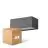 Multipack 4x D'Lite Bello Wall Light Black Up & Down 12W 850lm - 830 Warm White| IP54