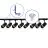 Complete Set 1-Phase Rail L 1,5 x 2 Meter Black | incl. 8x Spot + GU10 2700K 3W Dimmable + End Cap, Power Connector and L -Connector 