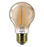 Philips Classic LED Bulb E27 Pear Gold 8W 630lm - 822 Extra Warm White | Dimmable - Replaces 50W