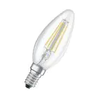 Osram Classic LED E14 Candle Filament Clear 4W 470lm - Relax and Active - 827 Extra Warm White | Replaces 40W