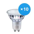 Multipack 10x Philips MASTER Value LED Spot GU10 PAR16 3.7W 270lm 36D - 927 Extra Warm White | Best Colour Rendering - Replaces 35W
