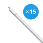 Multipack 15x LED Waterproof Batten 34W 3740lm - 840 Cool White | 120cm
