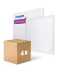Multipack 4x Philips LED Panel Ledinaire RC065B 28W 3400lm - 840 Cool White | 60x60cm - UGR 