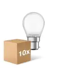 Multipack 10x Ledvance Classic LED B22d Pear Frosted 4W 470lm - 827 Extra Warm White | Replaces 40W
