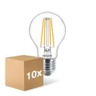 Multipack 10x Philips Corepro LED Bulb E27 Pear Clear 8.5W 1055lm - 840 Cool White | Replaces 75W