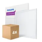 Multipack 4x Philips LED Panel Ledinaire RC065B 34W 3400lm - 840 Cool White | 60x60cm - UGR 