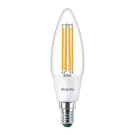 Philips MASTER LED Candle E14 Filament Clear 2.3W 485lm - 840 Cool White | Replaces 40W