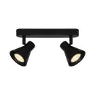 Nordlux Eik 2 Spot Metal Black | Suitable for 2x GU10