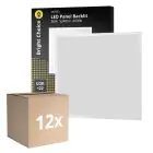 Multipack 12x LED Panel Bright Choice Backlit 36W 3240lm - 840 Cool White | 60x60cm - UGR 
