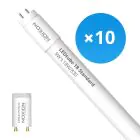 Multipack 10x Noxion LED Tube T8 Avant (EM/Mains) Standard Output 9W 820lm - 830 Warm White | 60cm - Replaces 18W